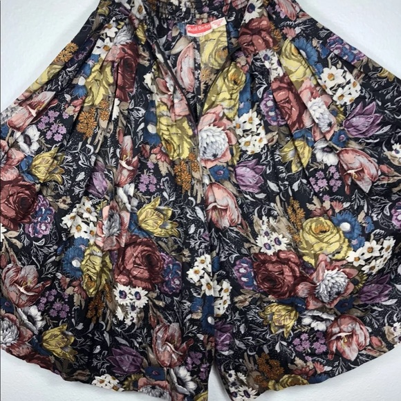 Vintage 90’s René Derhy Paris Gaucho Floral Pants - Picture 6 of 8